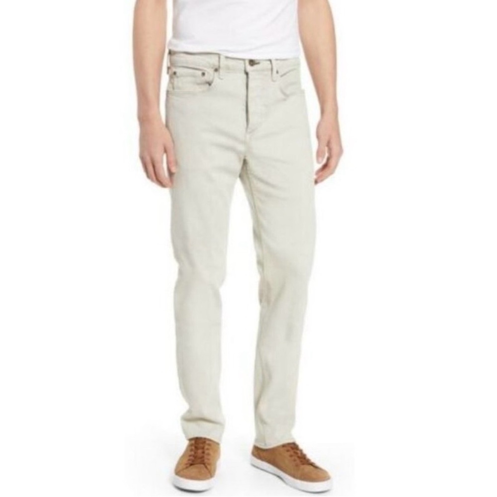 Rag & Bone Mens Fit 2 Slim Fit Jean Sanders Cream White Party 30 x 32